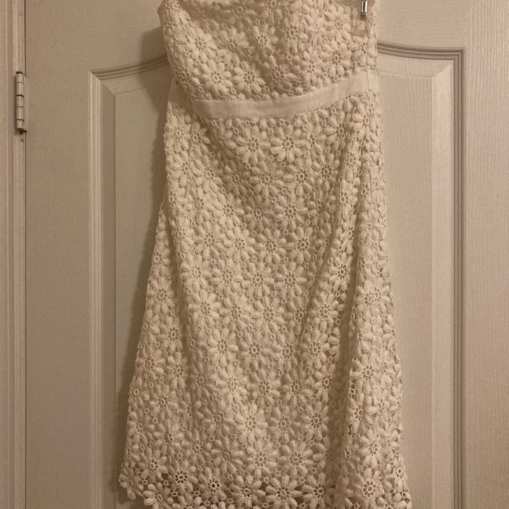 Lilly Pulitzer Elegant White Lace Dress